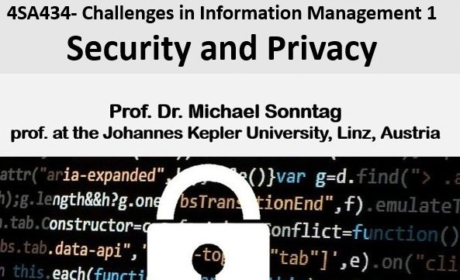 Mimosemestrální kurz 4SA434 – Challenges in Information Management – Security and Privacy