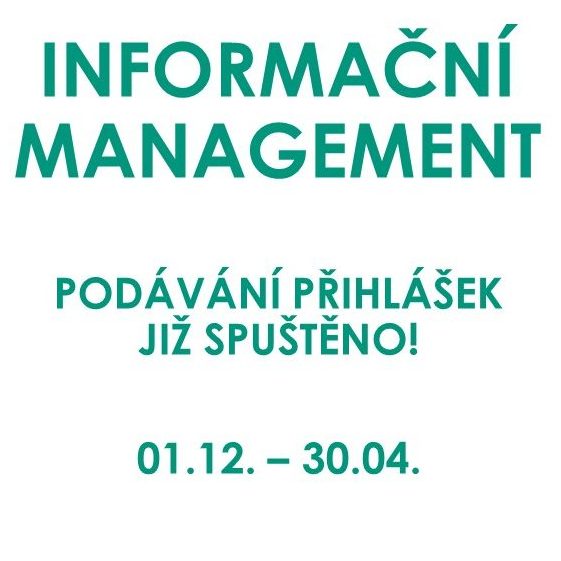Přihlášky k MGR studiu
